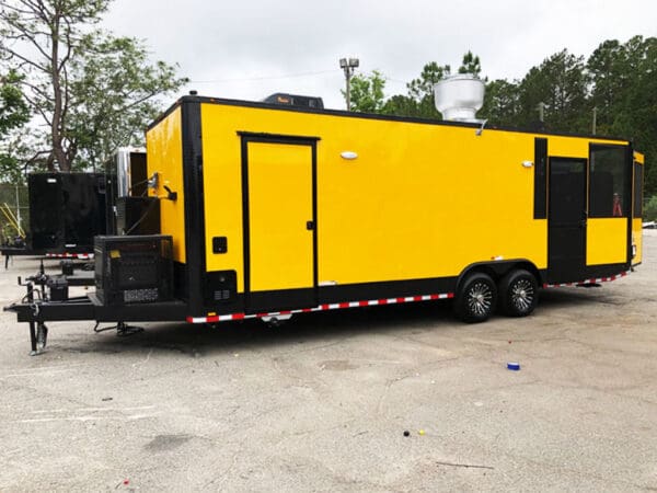 2025 Southern Dimensions 26' Yellow with Black Trim Concession Food Trailer (SDG-235) - Image 5